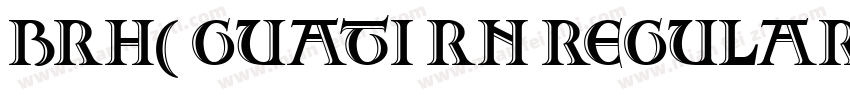 BRH( Guati RN Regular字体转换